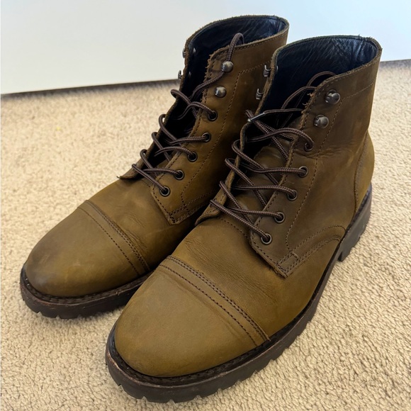 Thursday Boots, Captain in Olive Green Matte. Men’s size 9.5. - Picture 1 of 5